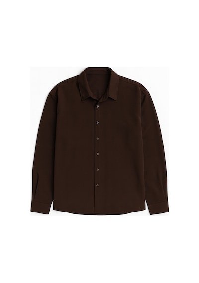 Redline Base Oversize Yumuşak Teri Emen Kolay Ütü Nefes Alan Erkek Gömlek Kahverengi Redline Base Oversize Yumuşak Teri Emen Kolay Ütü Nefes Alan Erkek Gömlek Kahverengi