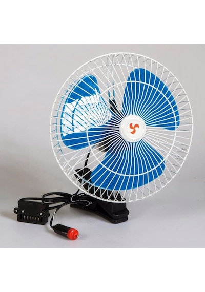 CARUB OTO VANTİLATÖR  12V 10 İnch MANDALLI