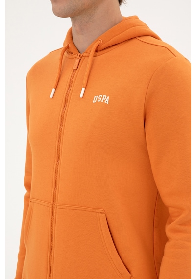 U.S. Polo Assn. Erkek Regular Fit Bakır Şardonlu Örme Hırka 50313755-VR182
