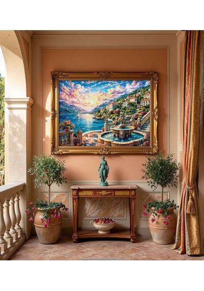 Ks Games 2000 Parça Puzzle Güneşli Riviera Sunlit Riviera - 22541