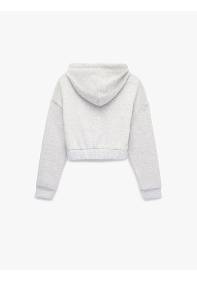 Koton Şardonlu Uzun Kollu Kapüşonlu Korse Detaylı Fermuarlı Crop Sweatshirt Kar Melanj 7wal10059ık Gri Melanj Koton Şardonlu Uzun Kollu Kapüşonlu Korse Detaylı Fermuarlı Crop Sweatshirt Kar Melanj 7wal10059ık Gri Melanj
