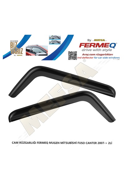 Cam Rüzgarlığı Fermeq Mugen Mitsubishi Fuso Canter 2007- 2li