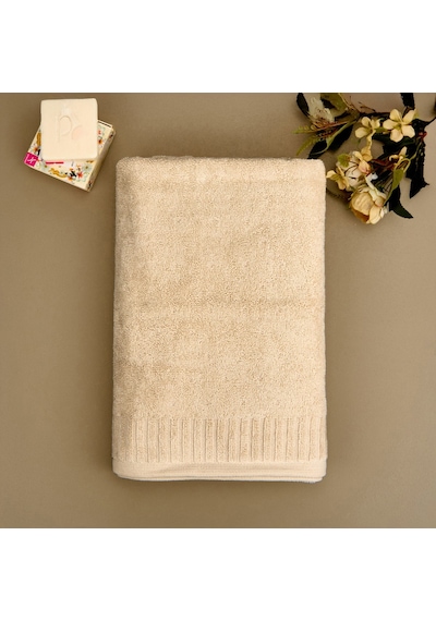 Soft Patte Banyo Havlusu - Krem - 70x140 Cm Renkli
