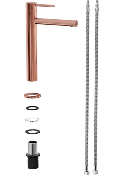 VitrA Origin A4255729 Yüksek Lavabo Bataryası Soft Bakır