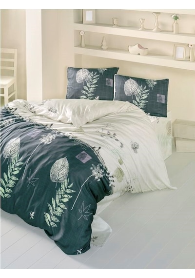 Komfort Home Tek Kişilik Ranforce Nevresim Takımı (Hale Yeşil)