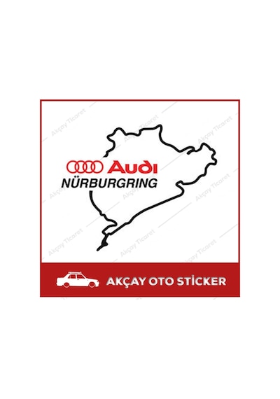 Her Araca Uygun Nürburgring Sticker Nürburgring Oto Sticker (250431017)