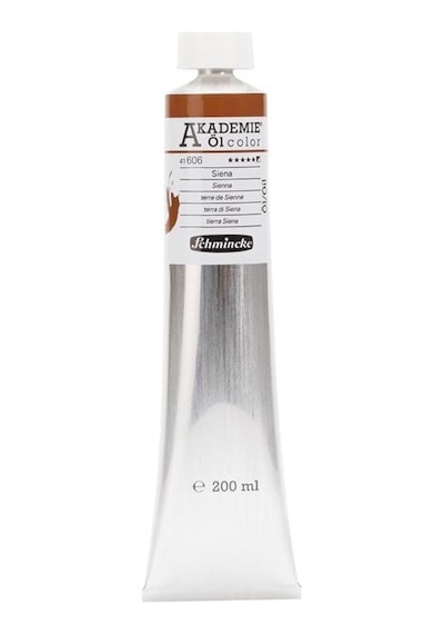 Schmincke Akademie Öl Color Yağlı Boya 200 Ml Seri 1 606 Sienna Karışık, Çok Renkli
