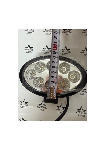 Off Road Çalışma Lamba 10-30v 8 Led 24w Oval Siyah Tır Kamyon İş Makinesi Aydınlatma