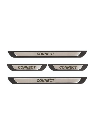 Ford Connect Old Krom Kapı Eşiği 4 Parça Paslanmaz Çelik