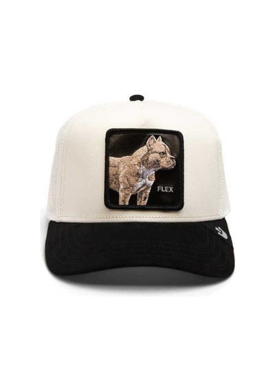 Goorin Bros . The Suede Pitbull Köpek Figürlü Şapka 101-1860 Krem