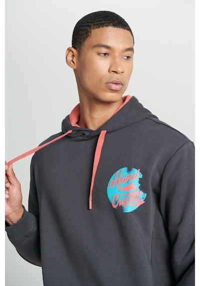 Lee Regular Fit Normal Kesim Kapüşonlu İçi Polarlı Sırt Baskılı Antrasit Sweatshirt Anthracite Lee Regular Fit Normal Kesim Kapüşonlu İçi Polarlı Sırt Baskılı Antrasit Sweatshirt Anthracite