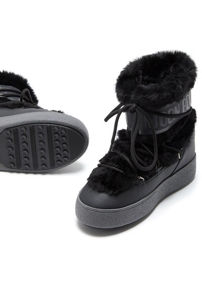 Bot Kar Kadın 80d2450130-n001 Moon Boot Ltrack Faux Fur Black Siyah