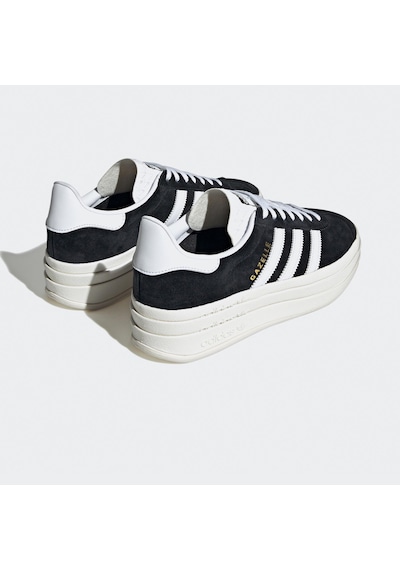 adidas Gazelle Bold Kadın Siyah Spor Ayakkabı Düz Hq6912 Siyah