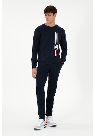 U.S. Polo Assn. Erkek Regular Fit Bisiklet Yaka Lacivert Sweatshirt 50293441-VR033