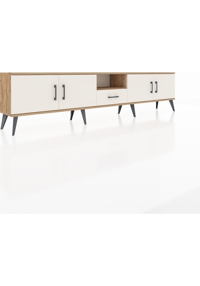 Arges Tv Ünitesi 3 Raflı Tek Çekmeceli 4 Kapaklı 220x30x51 Çam-aytaşı Aytası/aytası - Atlas Çam Arges Tv Ünitesi 3 Raflı Tek Çekmeceli 4 Kapaklı 220x30x51 Çam-aytaşı Aytası/aytası - Atlas Çam
