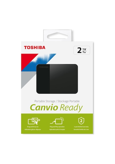 Toshıba Hdtp320ek3aa, Canvio Ready, 2tb, 2.5&amp Quot Usb 3.0, T