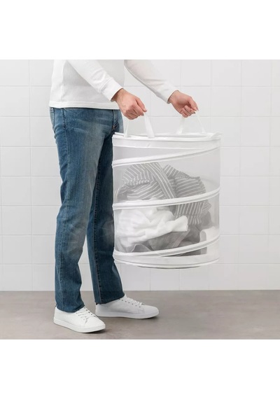 Ikea Fyllen Çamaşır Sepeti, 79 Litre, Beyaz Ikea 223088455 Beyaz