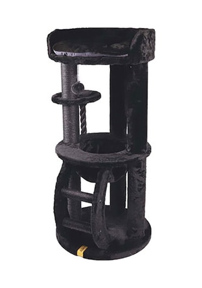 M-pets Panther Premium Suite Kedi Tırmalama Ağacı Siyah 62x62x130 Cm 244-54016.01