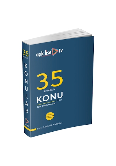 Açık Lise Tv 35 Kredilik Konular - Ortak Dersler
