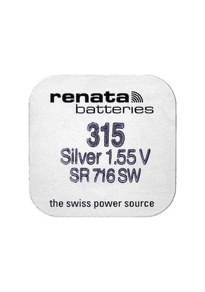 Renata 315 SR716SW 1.55V Saat Pili