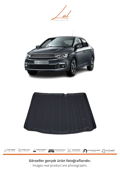 Citroen C Elysee 3d Havuzlu Paspas Bagaj Havuzu Seti 2012+