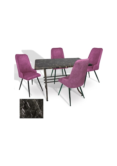 Japon - Çırağan Masa Takımı - 70x120 Werzalit, Wermodin Ve Allzalit Tabla - Teramo - Mor Çok Renkli Japon - Çırağan Masa Takımı - 70x120 Werzalit, Wermodin Ve Allzalit Tabla - Teramo - Mor Çok Renkli