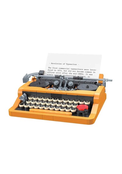 Retro Mekanik Daktilo - 254 Parça - Sergilemeye Uygun, Koleksiyonluk Hediye
