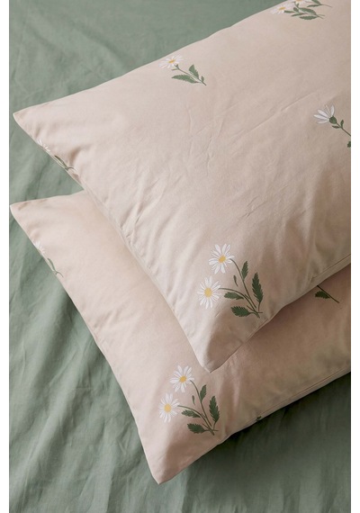 Nola Pamuklu 2'li Yastık Kılıfı 50x70 Cm Çok Renkli