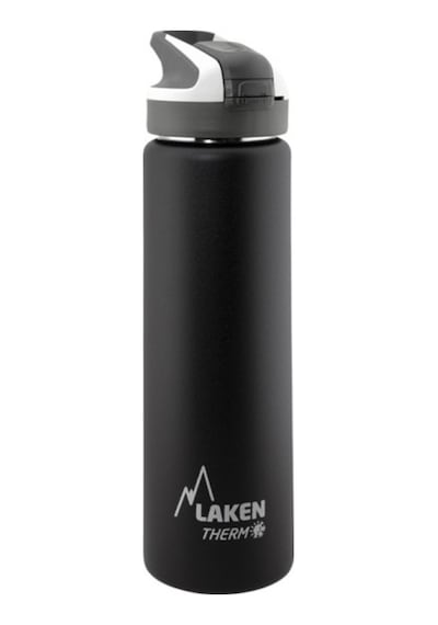 Laken Çelik Termo Şişe Summit 0,75 L. Black Matara Siyah