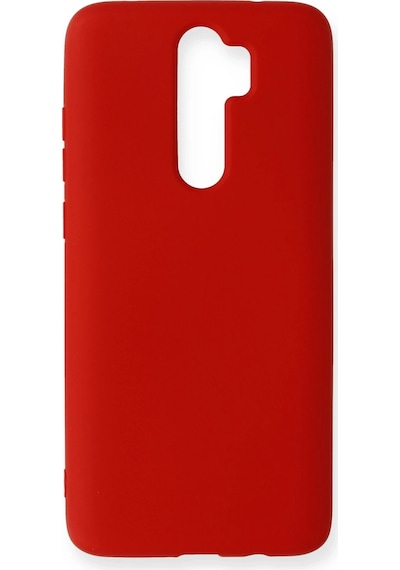 Newface Xiaomi Redmi Note 8 Pro Kılıf Nano İçi Kadife Silikon Semeglbl - 64 - Kırmızı