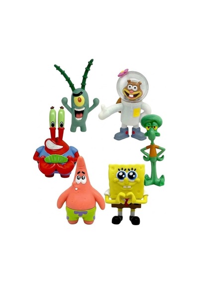 Süngerbob Squarepants 3d Mini Figür Tekli Sürpriz Paket 1 Adet