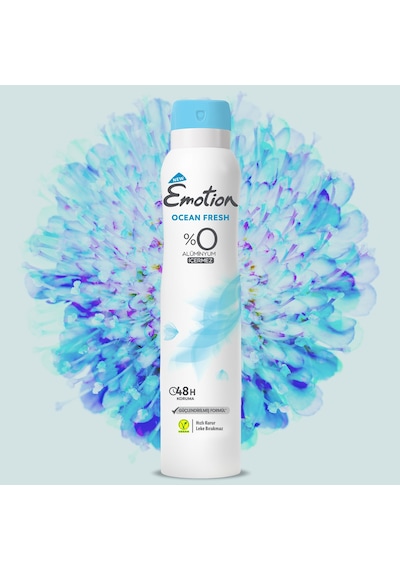 Emotion Ocean Fresh Kadın Alüminyumsuz Vegan Deodorant 4x200 Ml
