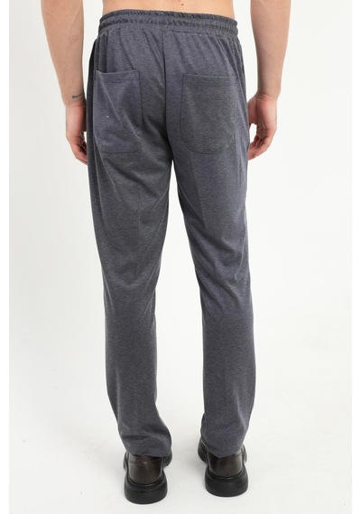 Dufy Erkek Slim Fit Lacivert Örme Pantolon-25448
