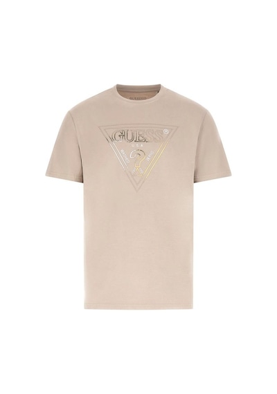 Guess M6gı11k2992 Cn Ss Triangle Hd Mu Erkek Tişört Bej
