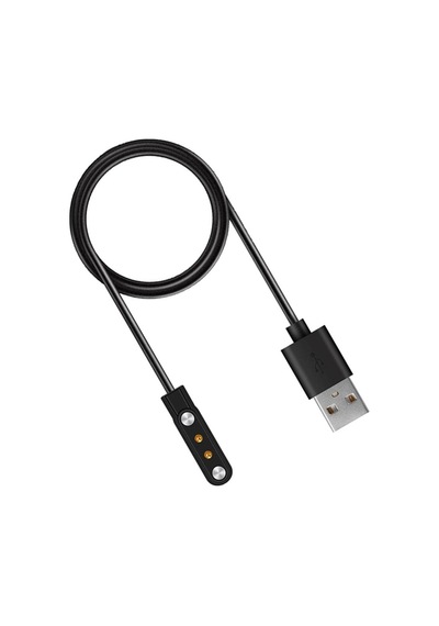 Forzacase Haylou Solar Ls05 / Ls05s Uyumlu Usb Manyetik Şarj Kablosu 1 Metre - Fc017 Siyah