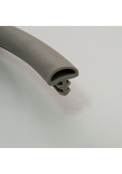 Yumuşak Pvc Kasa Fitili D Orta Tırnaklı Düz Gri 100 Metre