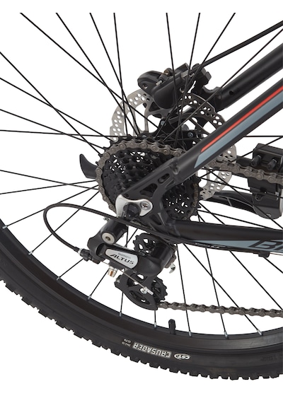 Mtx 7300 29 Jant 17" - 43 Cm Kadro Hd Dağ Bisikleti 3x8 Vites Mat Siyah - Kırmızı