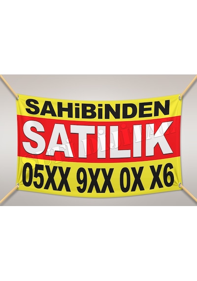 Satılık Kiralık Branda Pankart Basımı Ilan Afişi Dijital Baskısı (508157104)