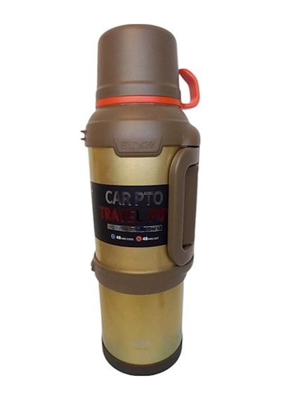 4lt Çelik Termos Kampçı Termosu Sarı Sarı