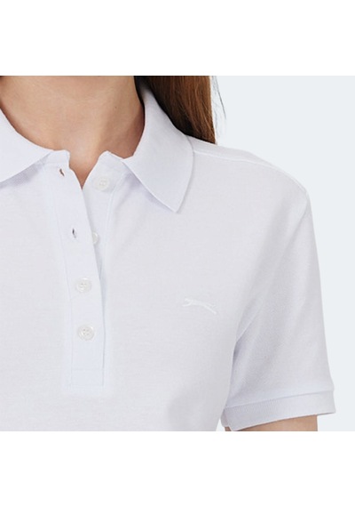 Slazenger VERA I Kadın Polo Yaka Beyaz Tişört
