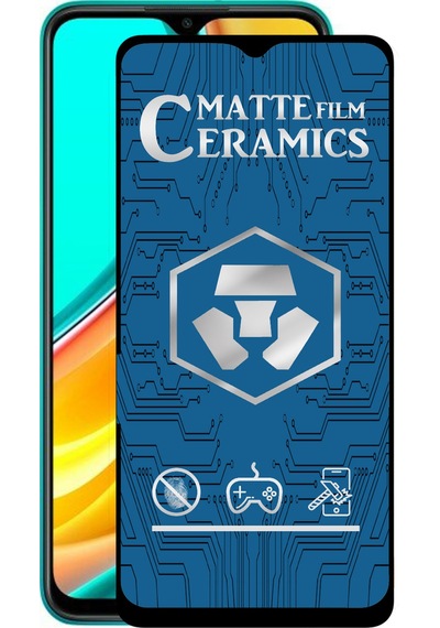 Xiaomi Redmi 9 Tam Kaplayan Mat Seramik Nano Esnek Ekran Koruyucu