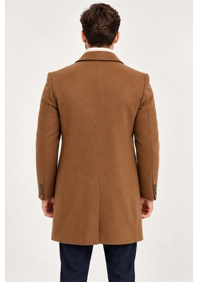 Plt9364 Dewberry Erkek Palto-camel-1