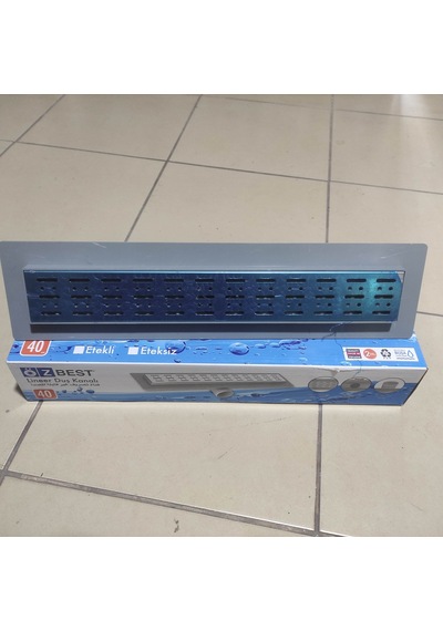 Özbest Duş Kanalı Izgarası Yer Izgara 40 Cm Paslanmaz Çelik Türk
