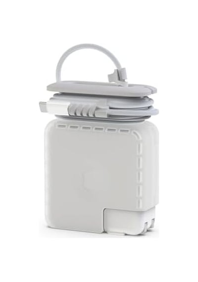 Macbook Şarj Adaptör Kılıfı 60w Magsafe 1-2 61w 67w Usb-c Uyumlu A1708 A1989 A2159 A2338 A2442 A2779 Sert Koruyucu Adaptör Kapak Kablo Düzenleyici Şeffaf