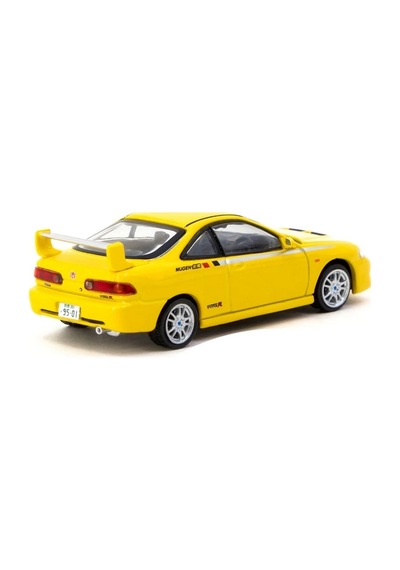 Eco Lounge 1/64 Honda Integra Type R Dc2 Mugen Sunlight Yellow