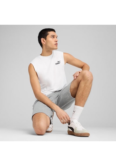 Puma ESS Sleeveless Tee Erkek Beyaz Tişört
