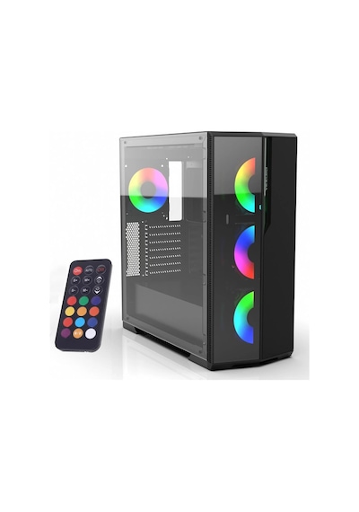 Inca Emg-17xb 4x1200mm Kumandalı Argb Fan Gaming Computer Case Kdo