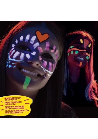 Carioca Mask Up Yüz Boyası - Neon 6 Renk Genel