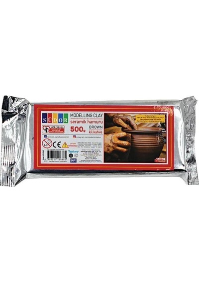 Südor Seramik Hamuru / Kil Kahverengi 500Gr