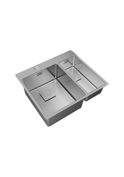 Teka Forlinea Rs15 2B 580 (Auto) Çift Hazneli Tezgahüstü/Tezgahasıfır (Flush) Paslanmaz Çelik Eviye - 115030013
